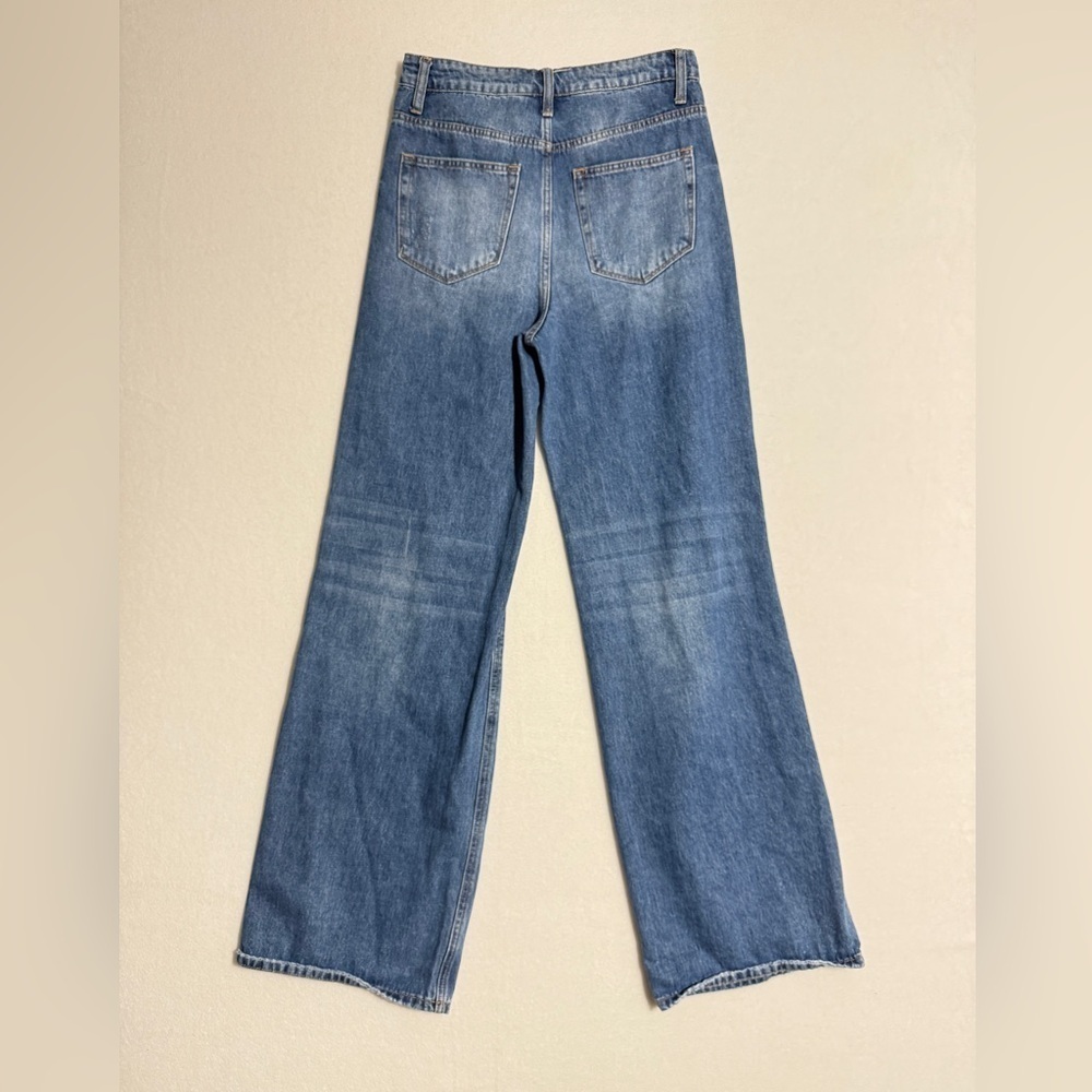 Vervet Size 27 Distressed Women's Wide Leg Jeans - Picture 4 of 4
